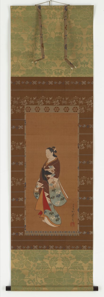 雄壮的站立，江户时期，18-19世纪。 作者 不明