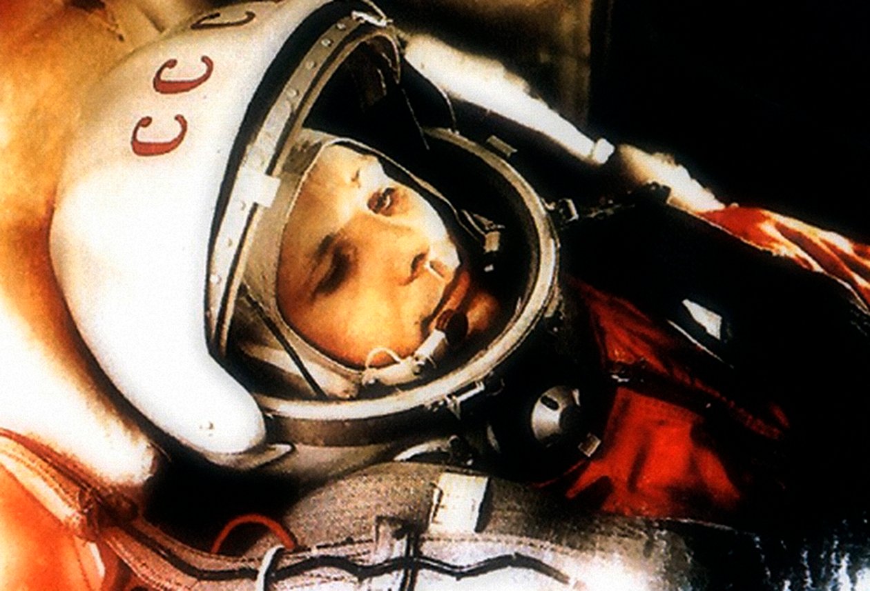 宇航员尤里·加加林（Yuri Gagarin），1961年 作者 不明