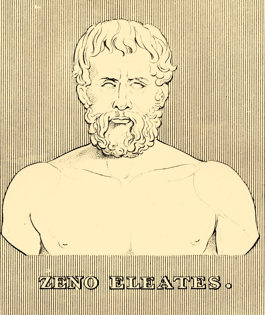 芝诺（Zeno Eleates），大约公元前495-430年，1830年。 作者 不明