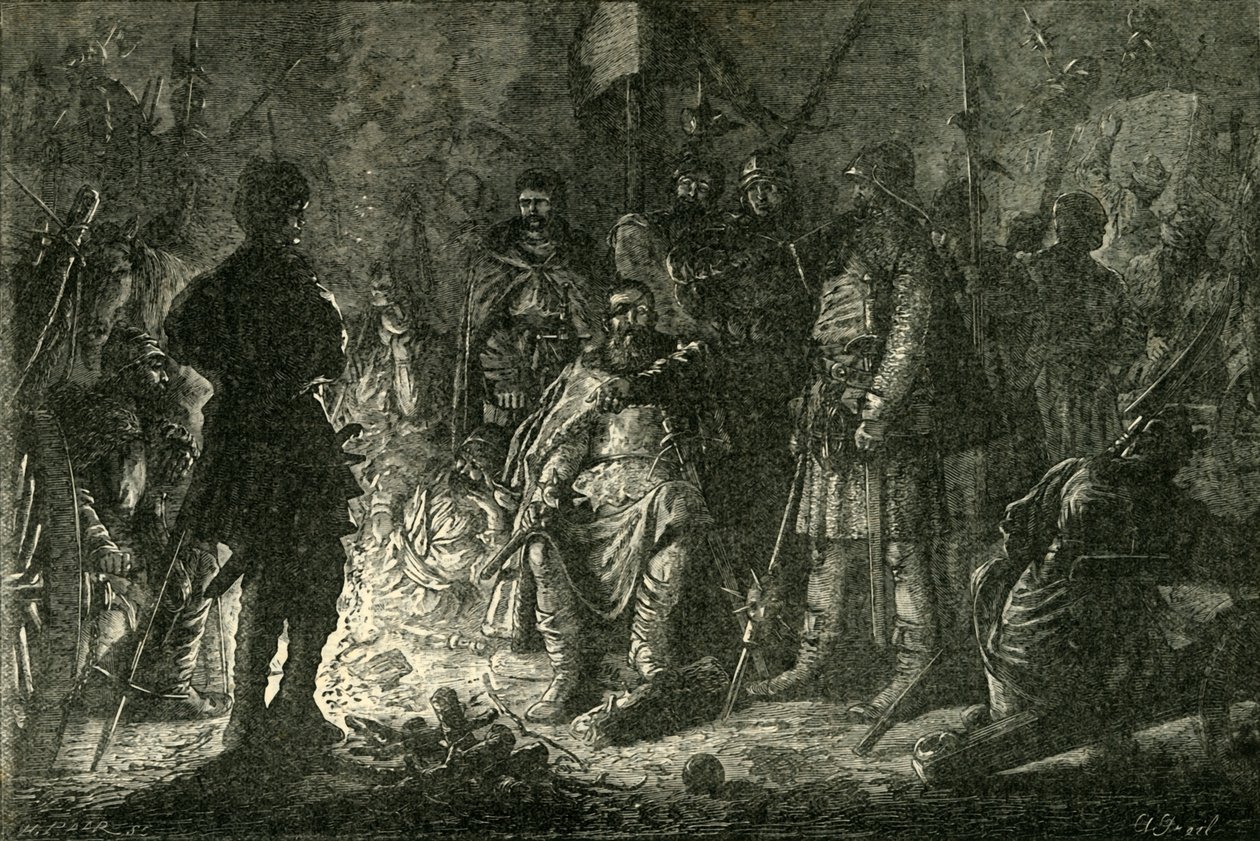 Ziska和Hussites，1890年。 作者 不明