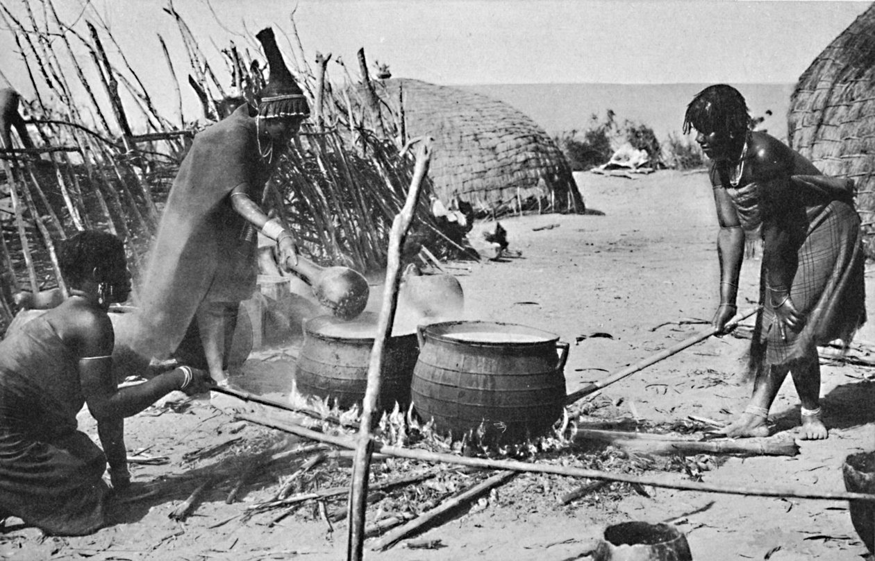 祖鲁（Zulu）合伙人酿造啤酒，纳塔尔（Natal），1912年 作者 不明