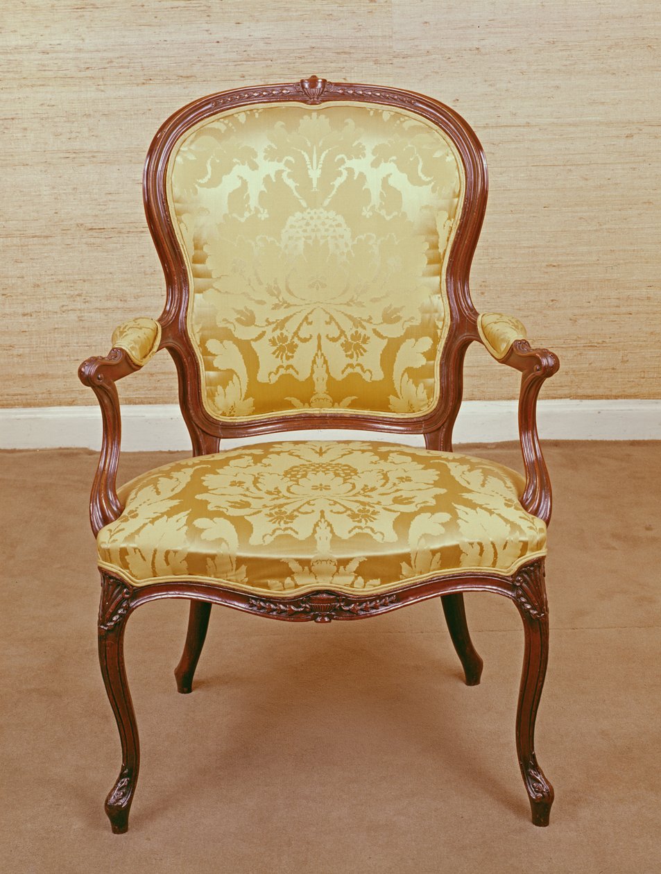 扶手椅，由Hepplewhite设计，1770年 作者 未知未知