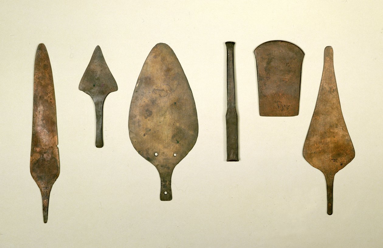 铜器具，Harappa，公元前2300-1750 作者 未知未知