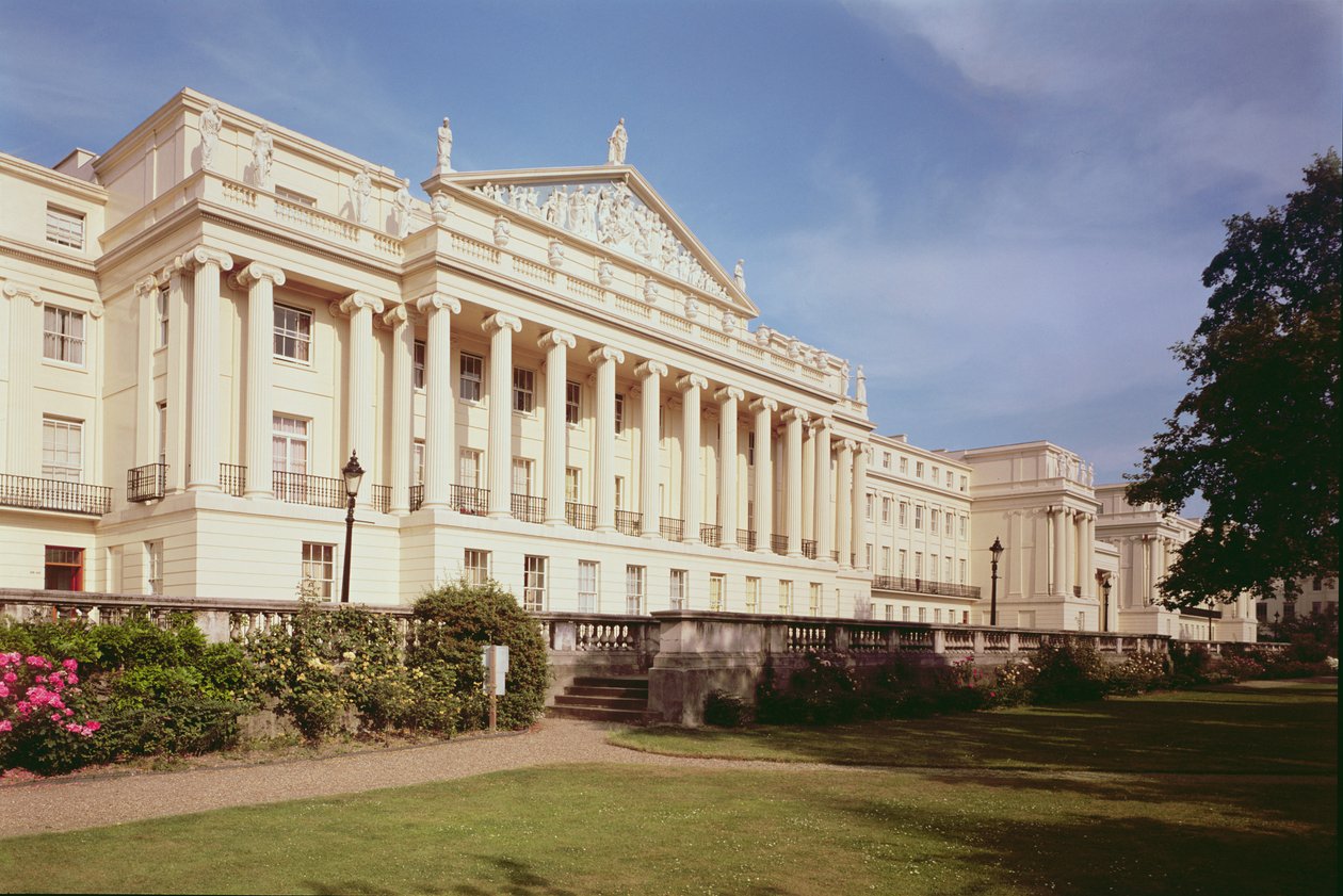 Cumberland Terrace 1827-28，由John Nash（1752-1835）设计，Regents Park，London，UK 作者 未知未知
