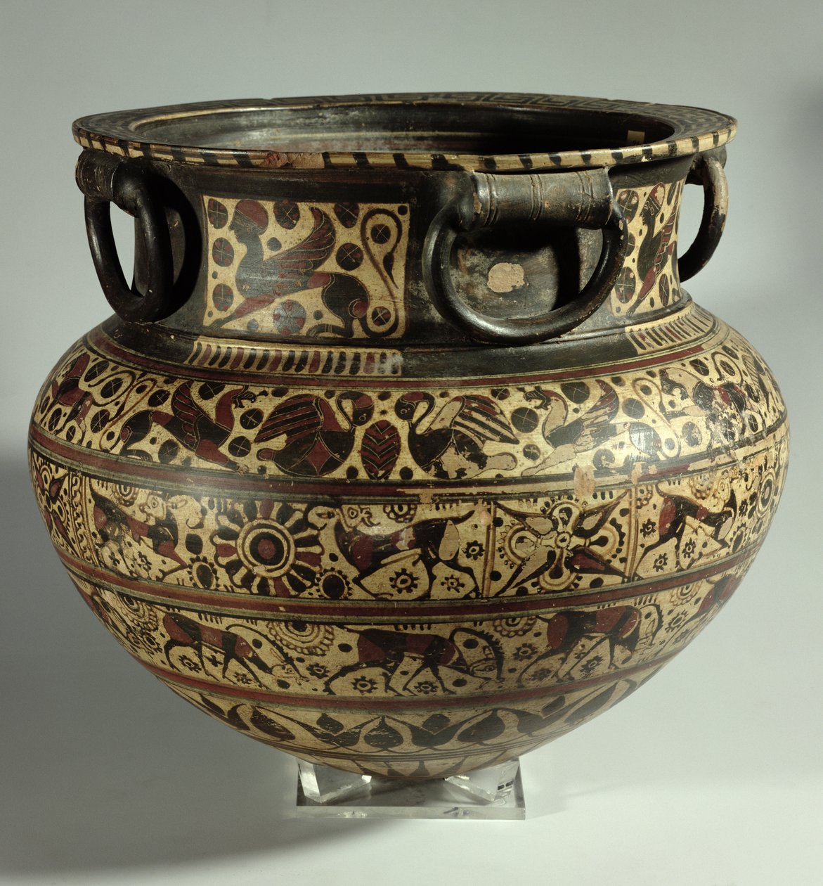 东希腊东方化恐龙，中野山羊风格，来自Cerveteri，公元前615年（陶器） 作者 未知未知