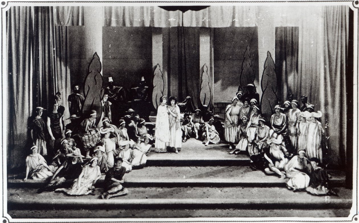 亨德尔的清唱剧Semele在英格兰的第一阶段表演。 1925年 作者 未知未知