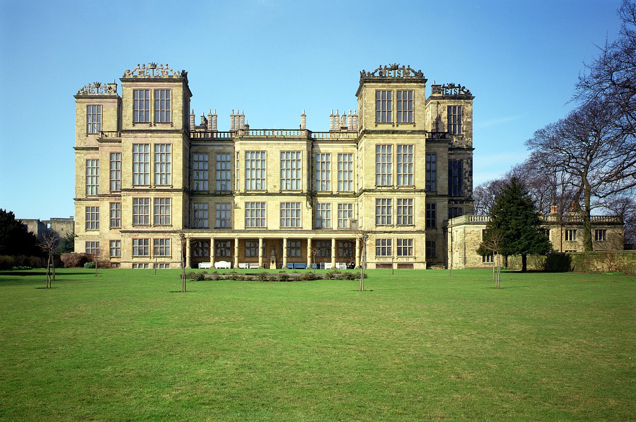 Hardwick Hall，外观，建于1590-97，德比郡，英国 作者 未知未知