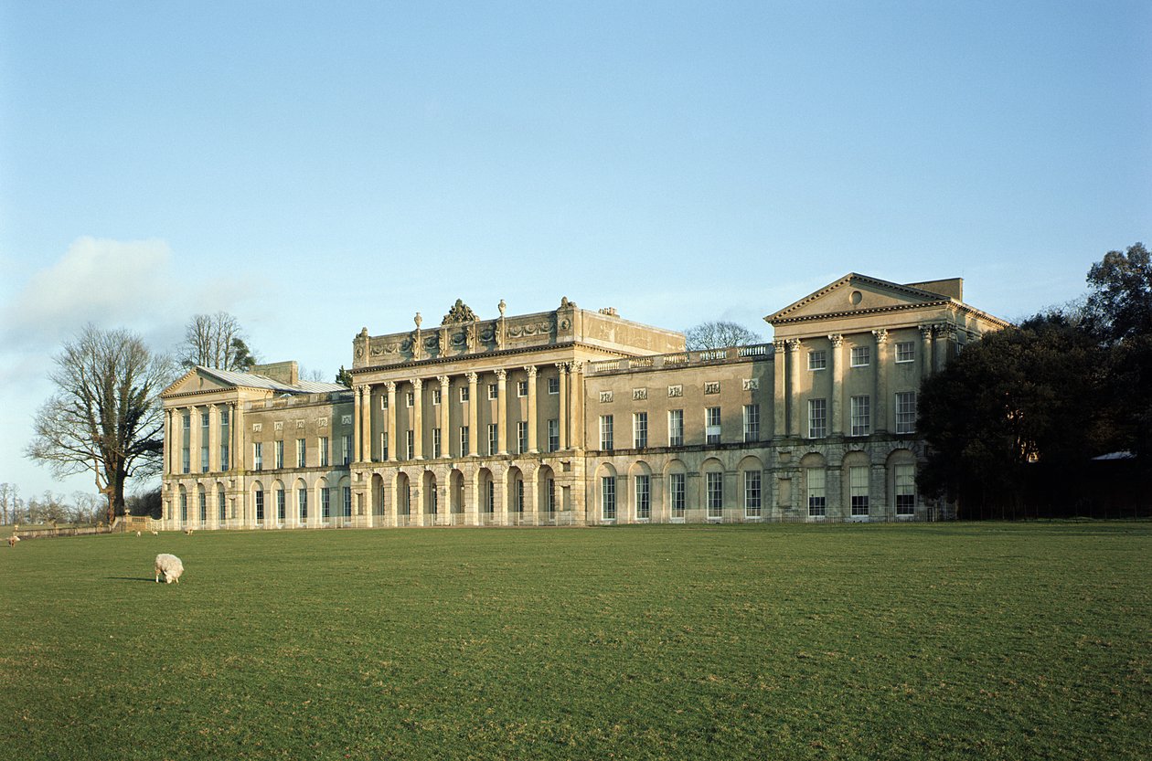 Heveningham Hall，外观视图，由Robert Taylor 1714-88，英国萨福克建造，c.1778 作者 未知未知