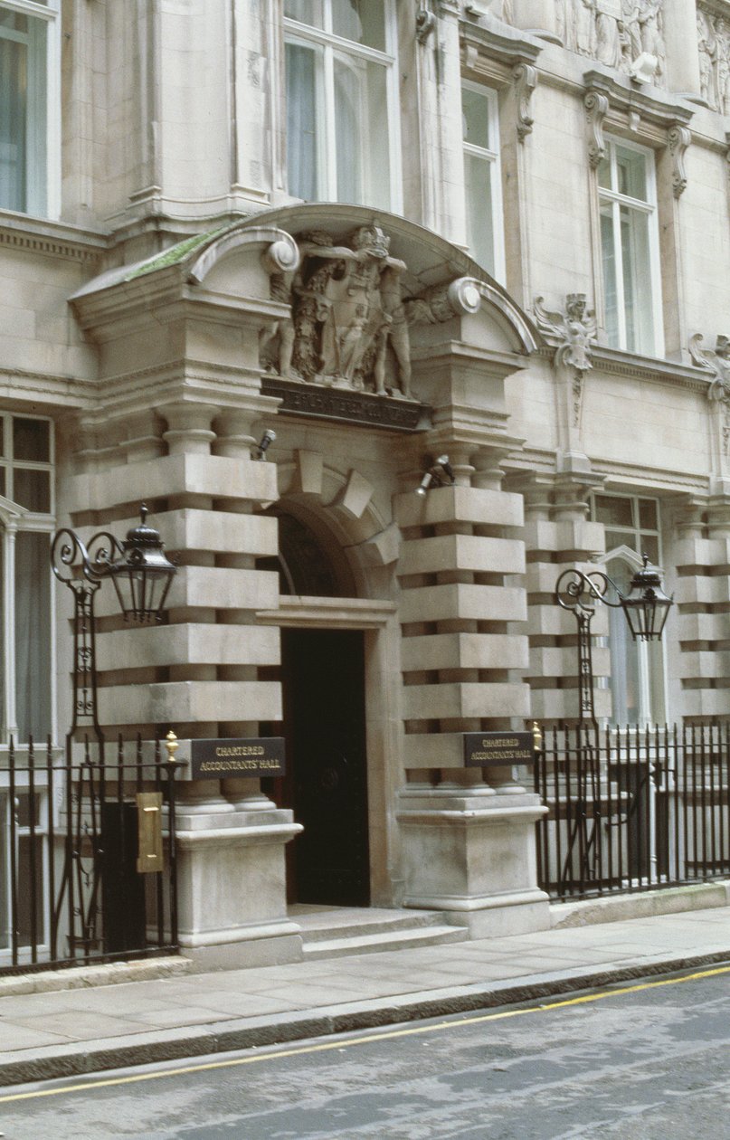 特许会计师协会，Moorgate Place，伦敦EC2 作者 未知未知