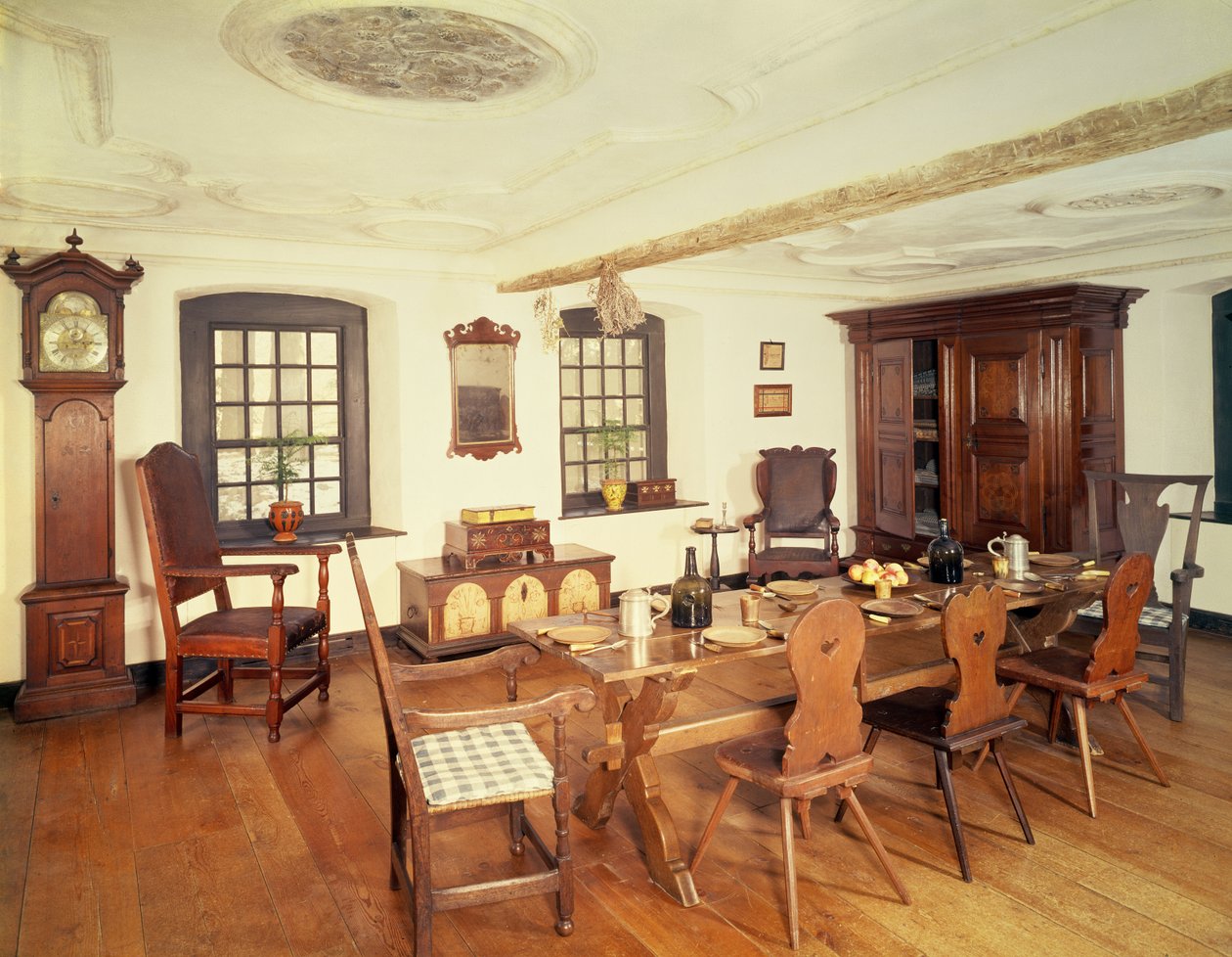 Kershner Parlor，宾夕法尼亚州Wernersville，1755 作者 未知未知