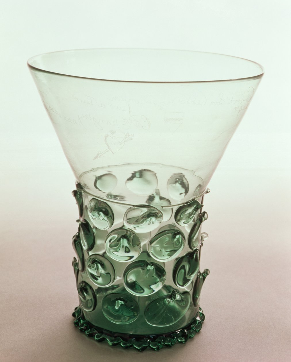Krautstrunk Waldglas烧杯，c.1600，雕刻日期为1626年 作者 未知未知