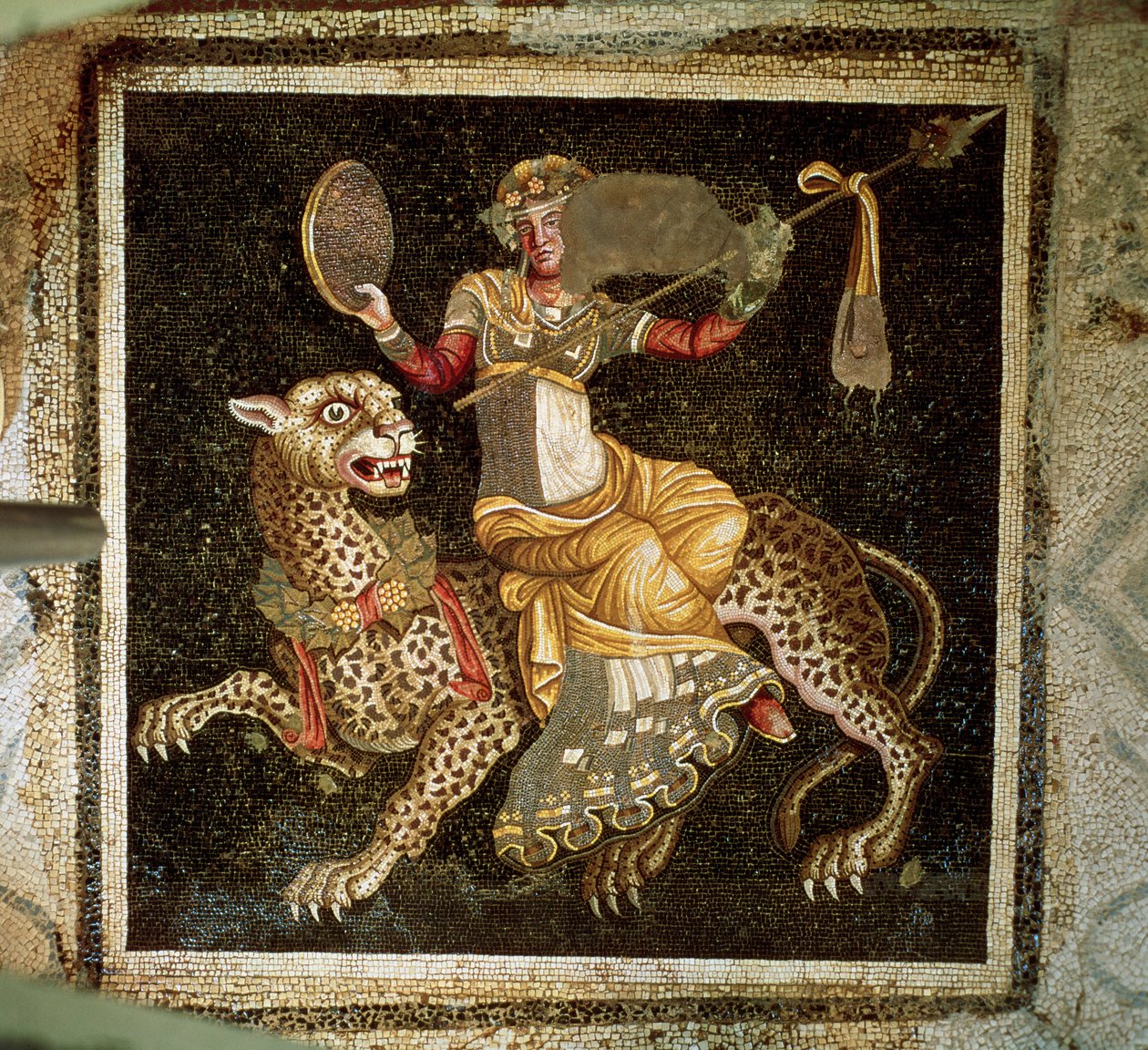 骑马的Dionysus马赛克c.180 AD 作者 未知未知