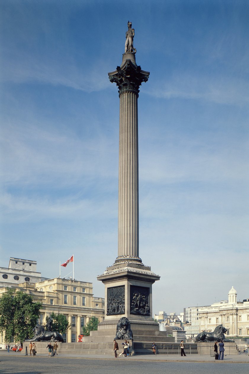 Nelsons Column，建于1840年至1843年 作者 未知未知
