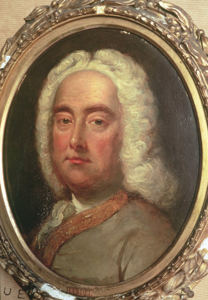 George Frederick Handel的肖像（1685-1759） 作者 未知未知