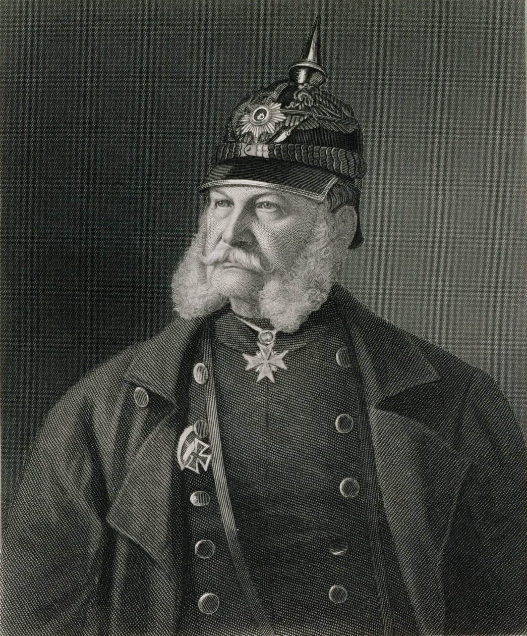 威廉一世（1797-1888）普鲁士国王和德国皇帝的肖像，由William Holl（1807-71）酒吧刻。作者：William Mackenzie 作者 未知未知