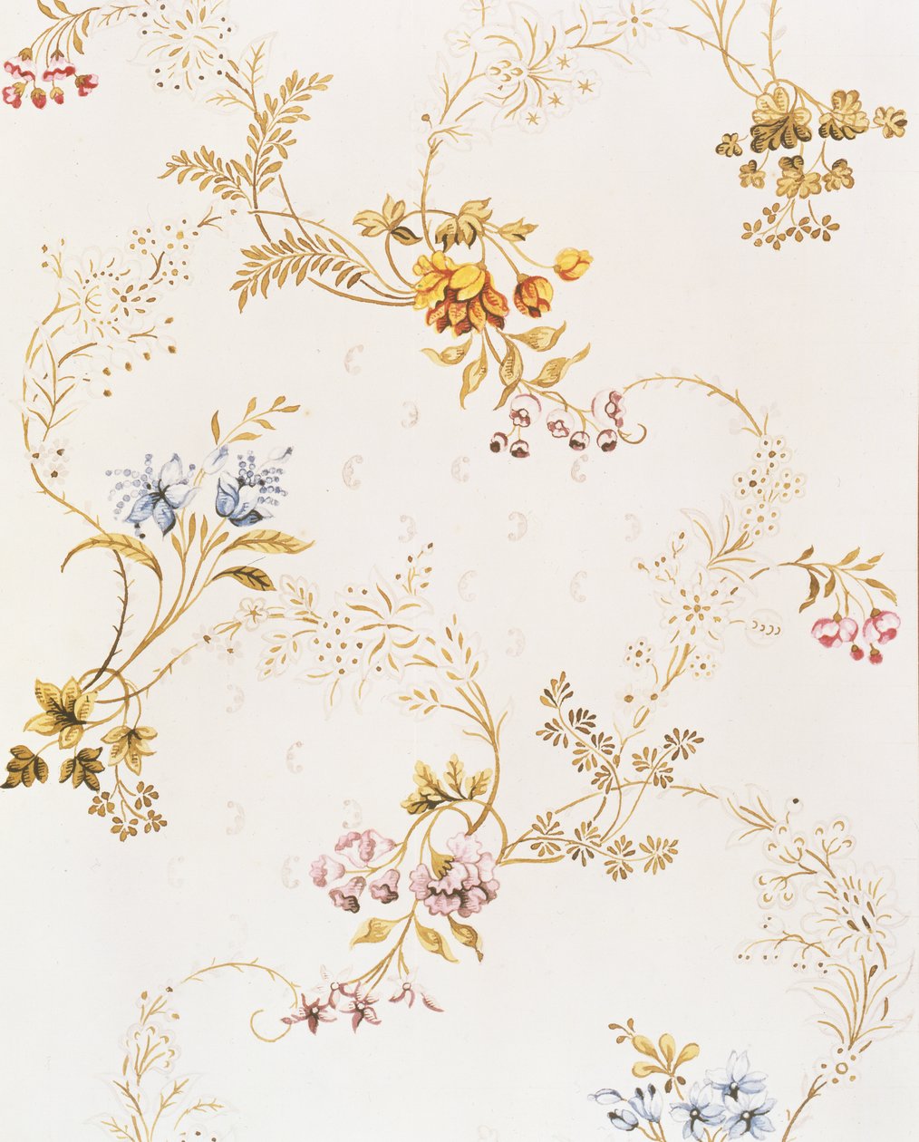 洛杉矶不对称花卉设计，Anna Maria Garthwaite，1744年 作者 未知未知
