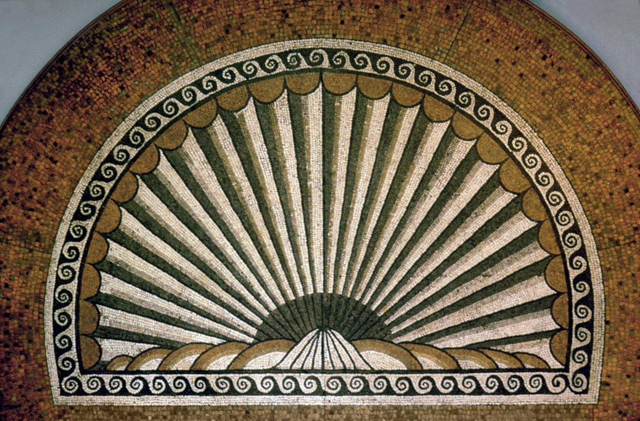 壳牌马赛克，Insula II Building I 130-150 AD 作者 未知未知