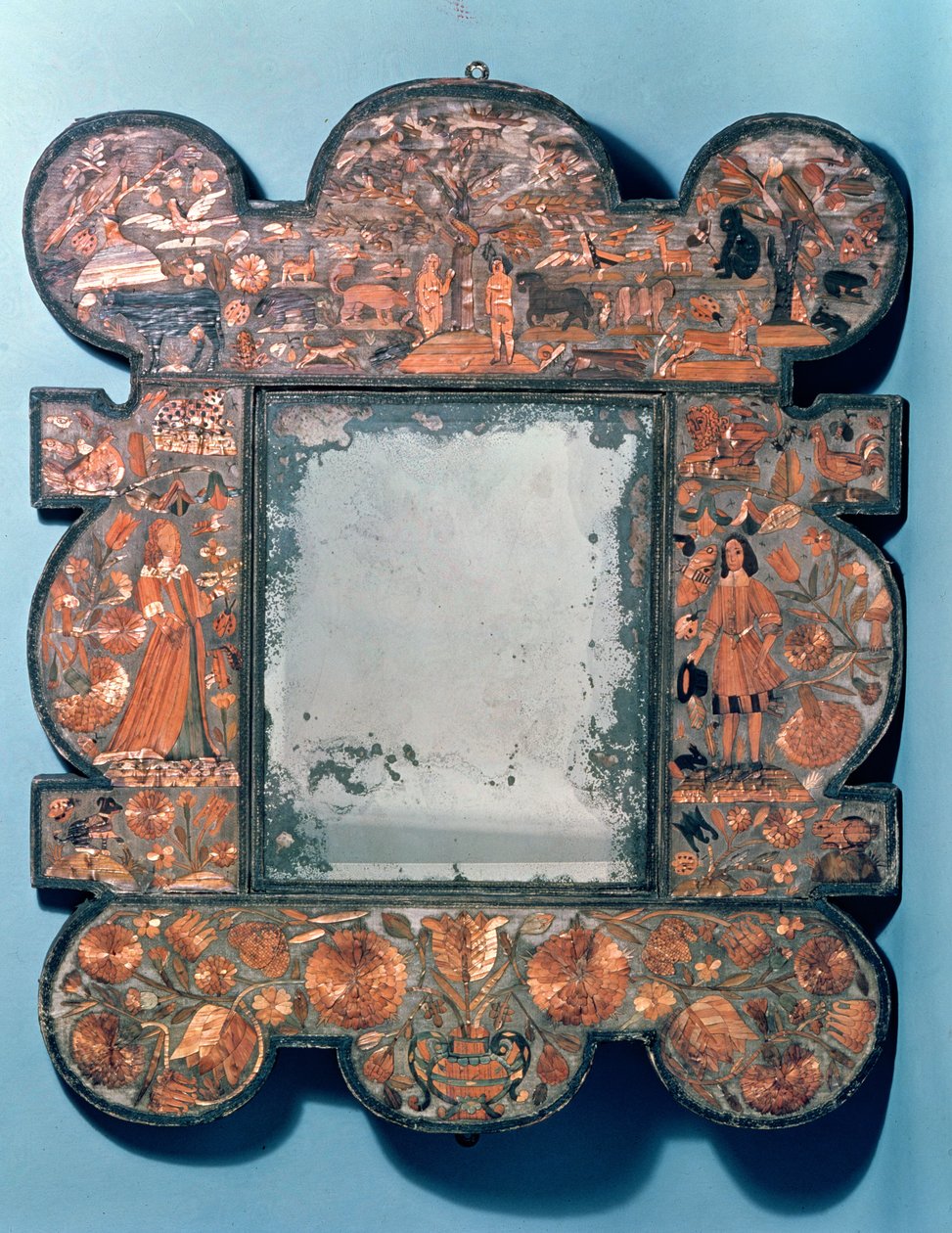 稻草镜架，1670-80 作者 未知未知
