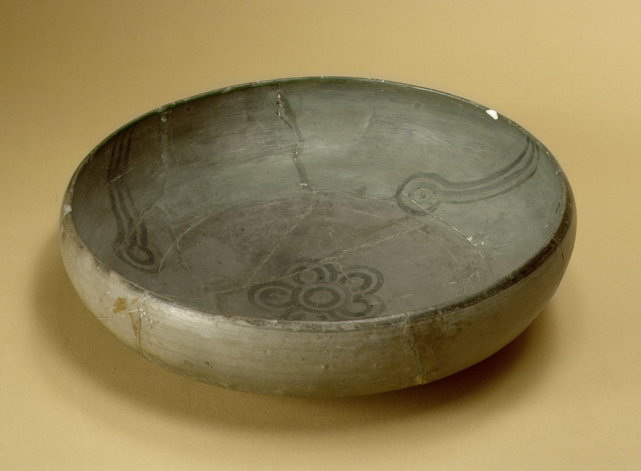 赤土陶器绘了灰色器皿，Hastinapur，公元前800  -  400年 作者 未知未知
