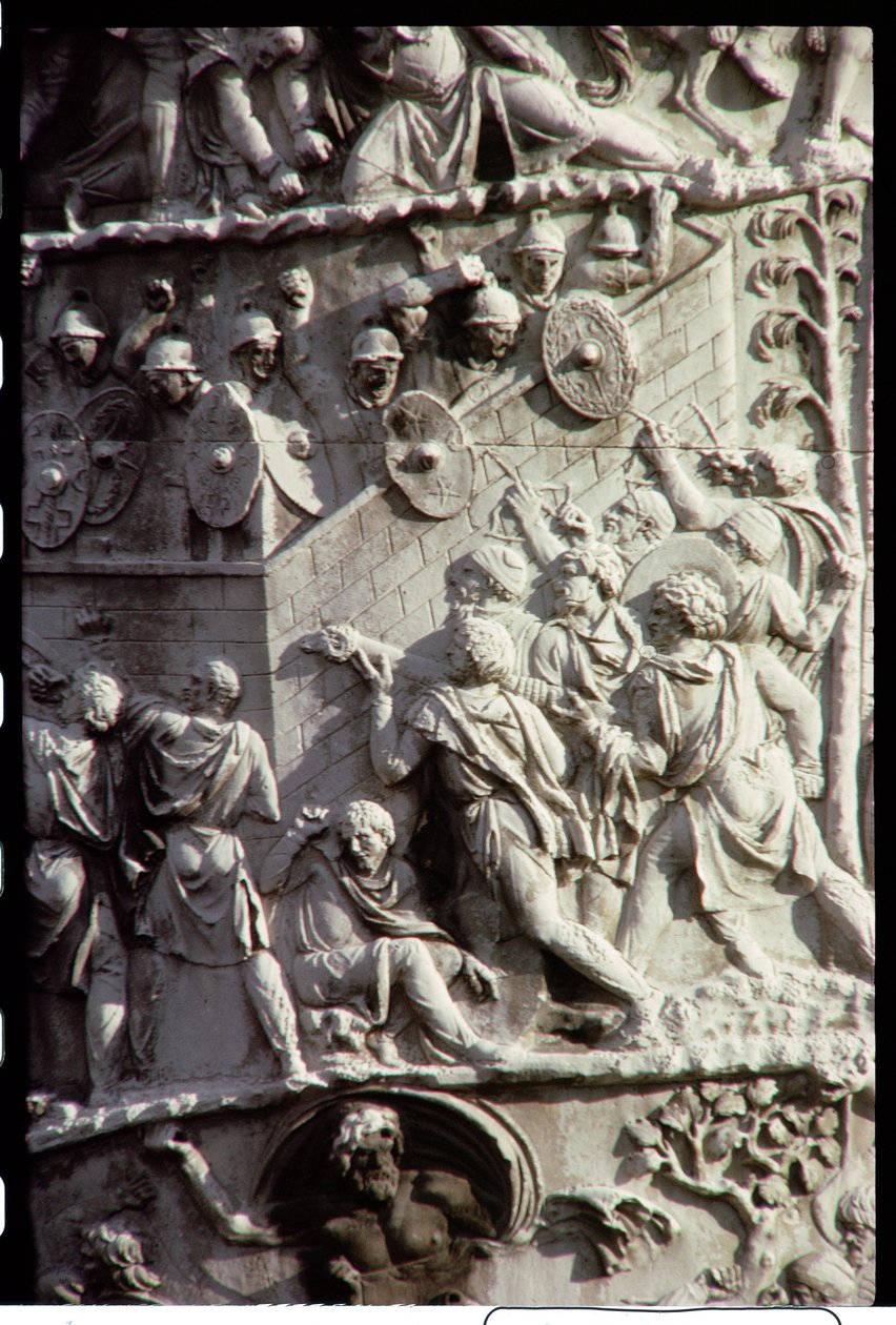 Trajans Column，旨在庆祝Dacians的胜利，可能由大马士革的Apollodorus设计，公元113年（详情） 作者 未知未知