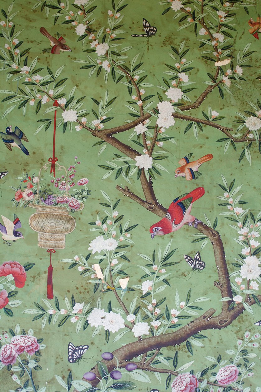 壁纸的细节在惠灵顿屋子里 作者 未知未知