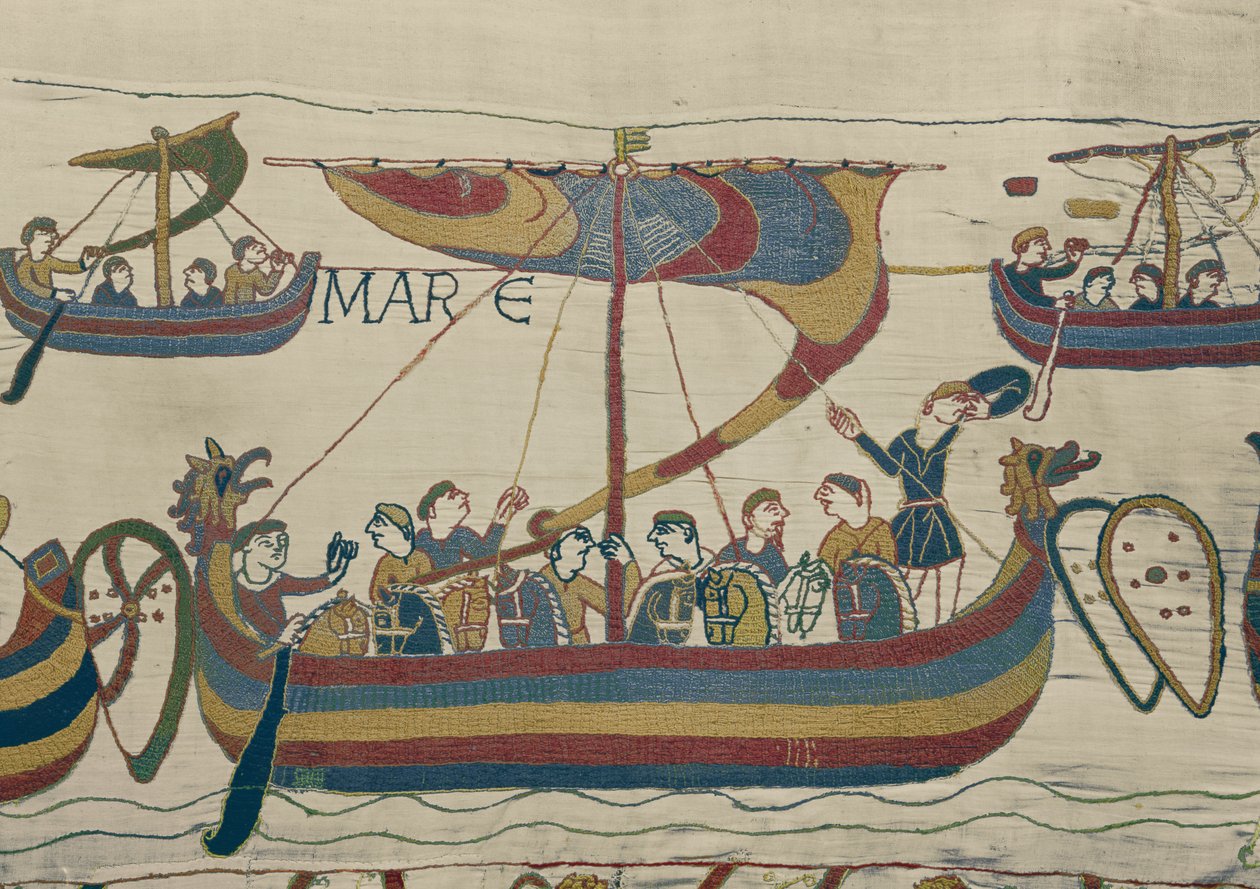 诺曼入侵舰队穿越了Bayeux Tapestry 作者 未知未知