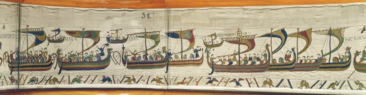 诺曼入侵舰队穿越了Bayeux Tapestry 作者 未知未知