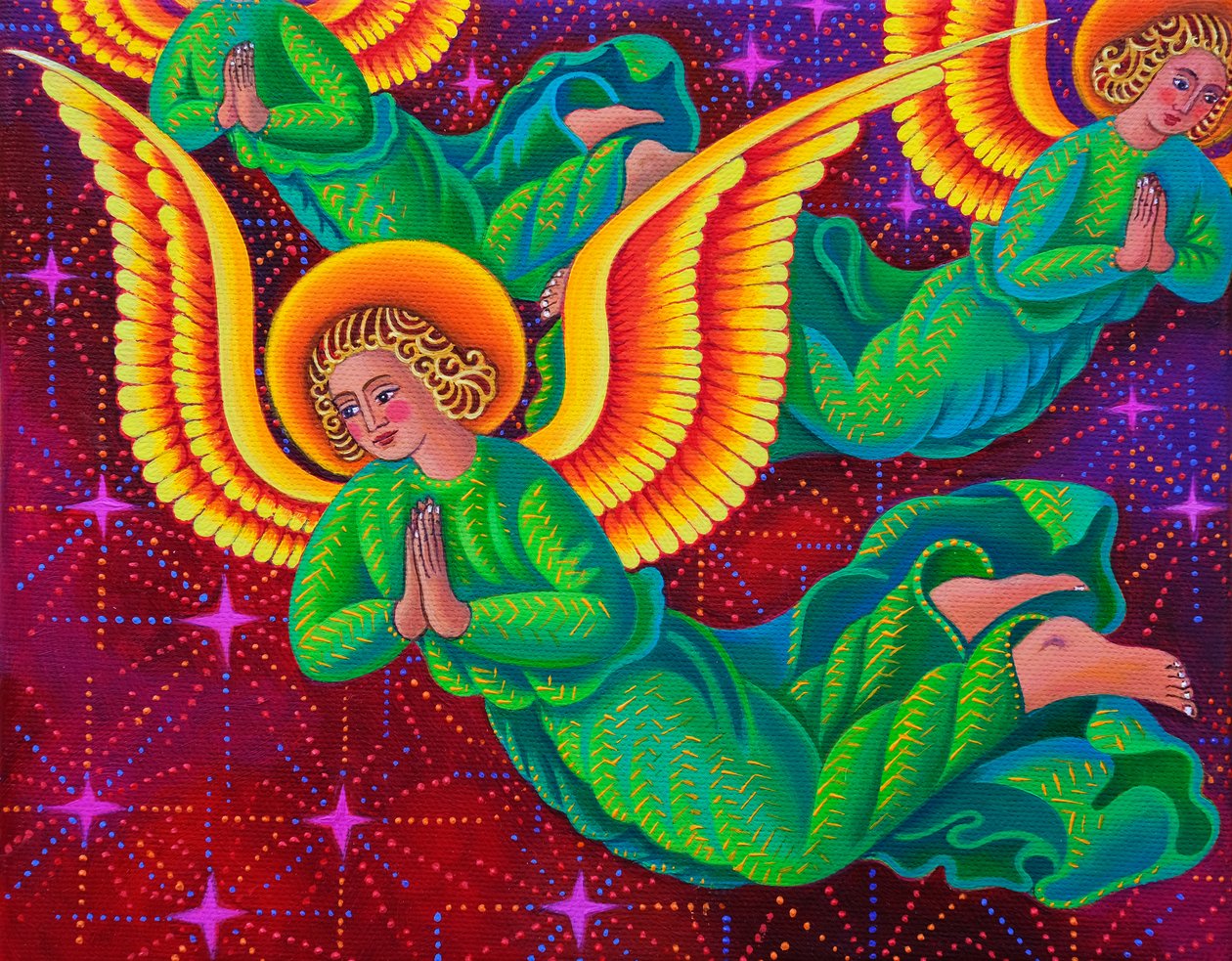 天使在绿色，2018年 作者 未知未知