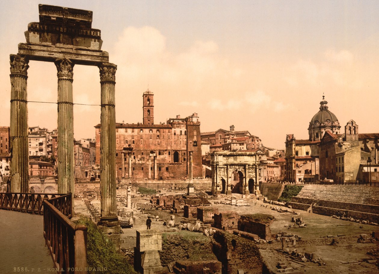 Forum Romano，罗马，意大利，1890-c.1900 作者 未知未知