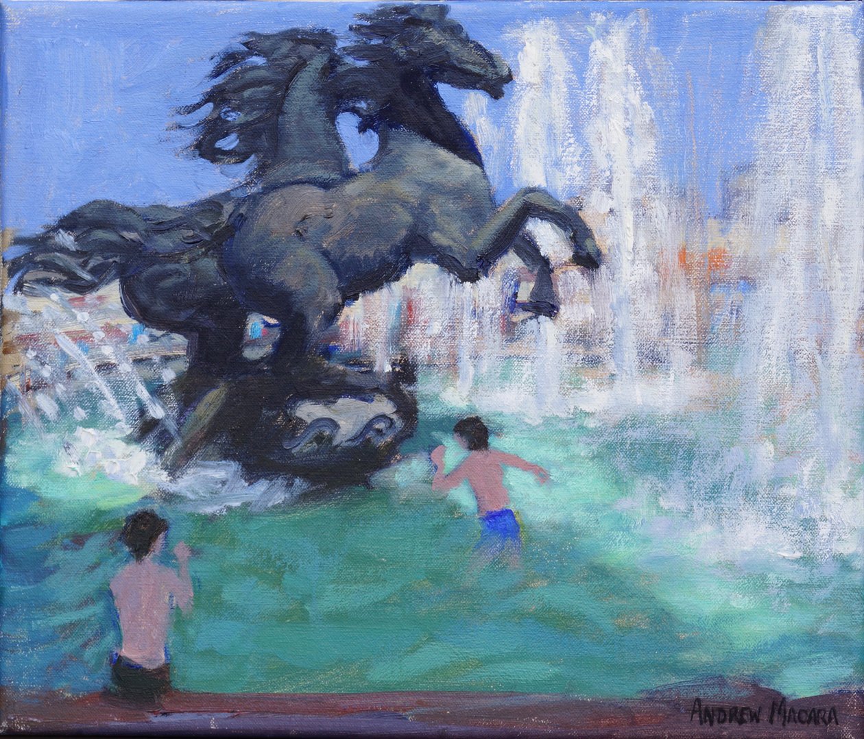 马雕塑，Manezhnaya广场，莫斯科，2016， 作者 未知未知