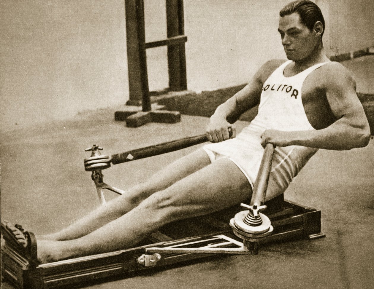 Johnny Weissmuller，第一个在一分钟内游100米的人，1924年和1928年的Olymics，20世纪20年代的冠军 作者 未知未知