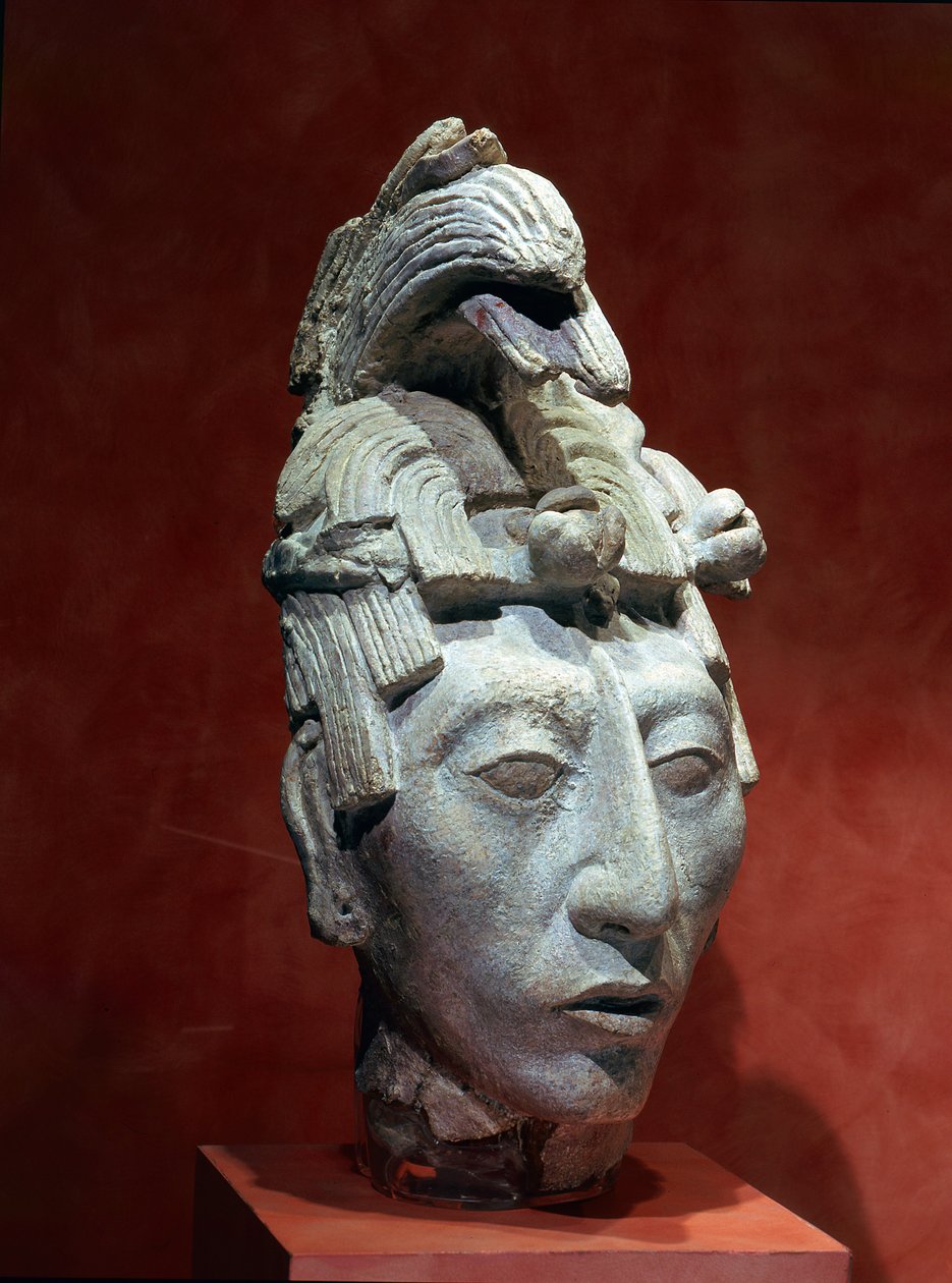 King K“inich Janaab Pakal I，来自铭文寺的头像，玛雅古典时代，7世纪 作者 未知未知