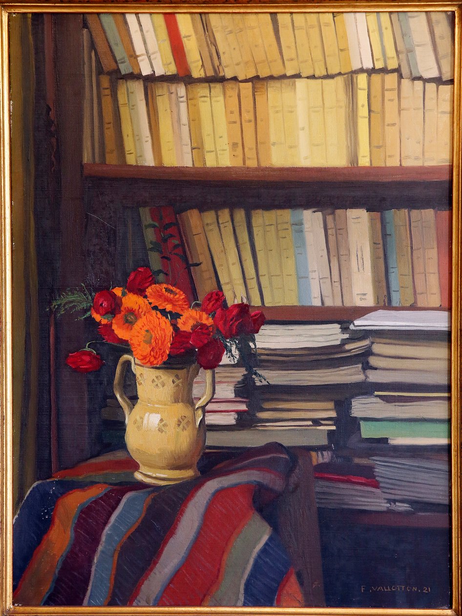 Maurice Denis Museum，St. Germain en Laye，France，Felix Vallotton，The Library 作者 未知未知