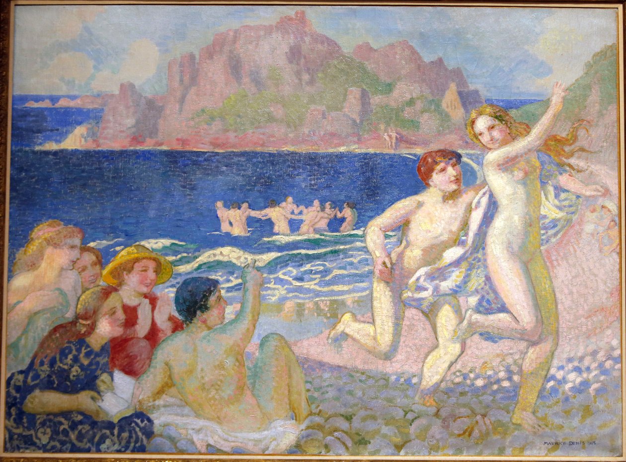 Maurice Denis博物馆，Saint Germain en Laye，法国，Maurice Denis，Galatea或La Pursuit 作者 未知未知