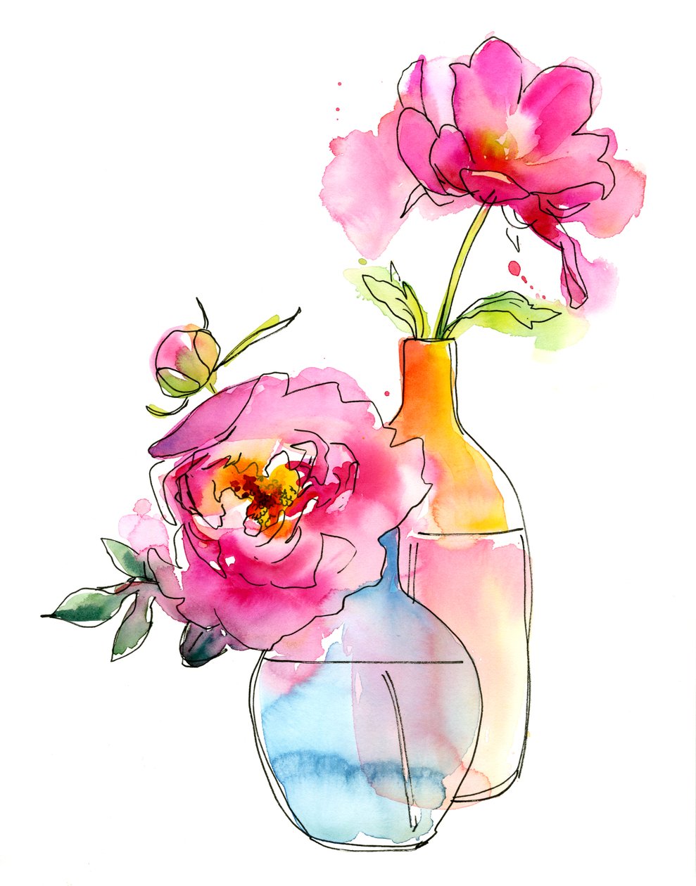 牡丹花瓶，2016， 作者 未知未知