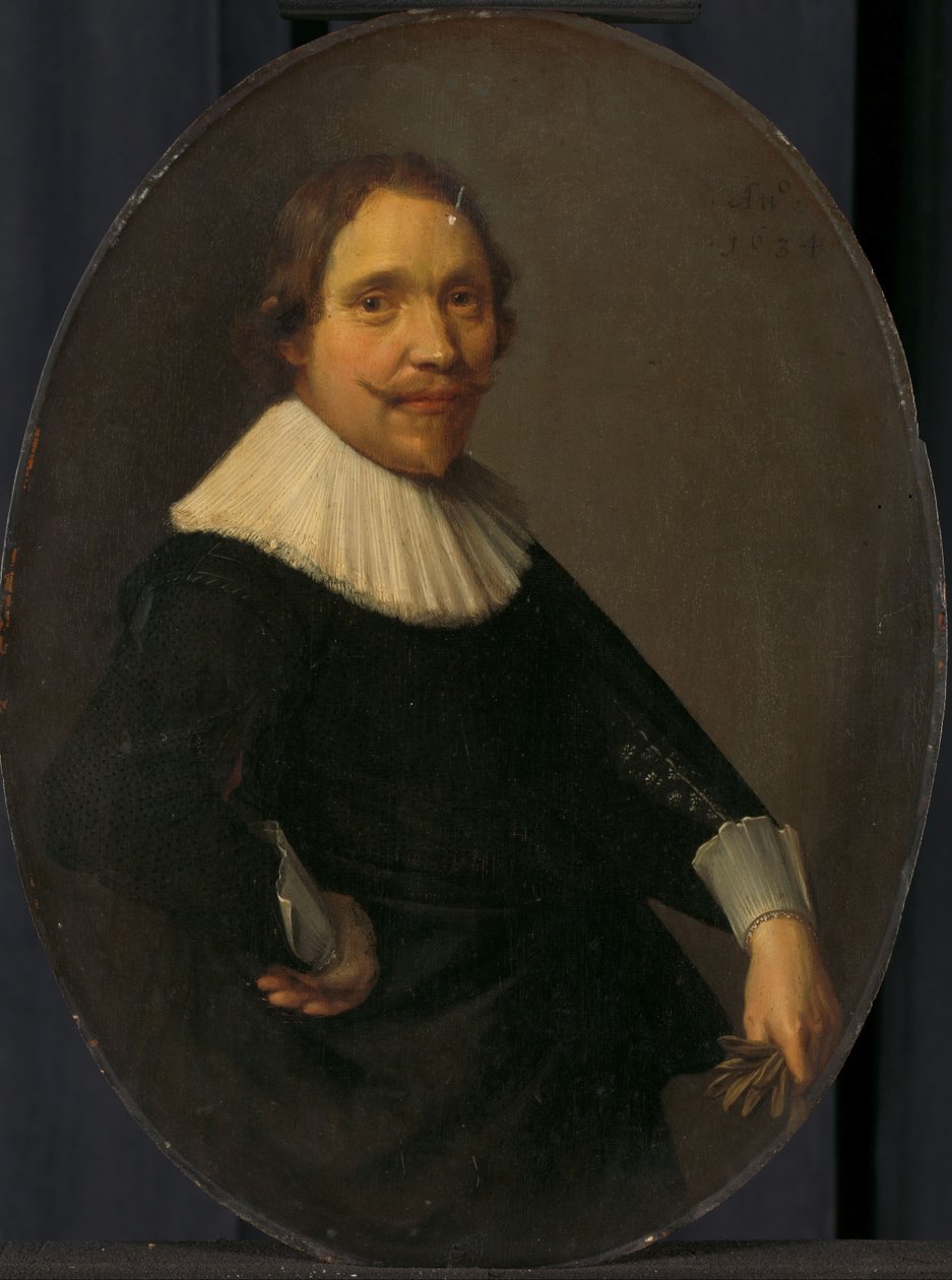 Willem van Oldenbarneveldt的肖像，1634年 作者 未知未知