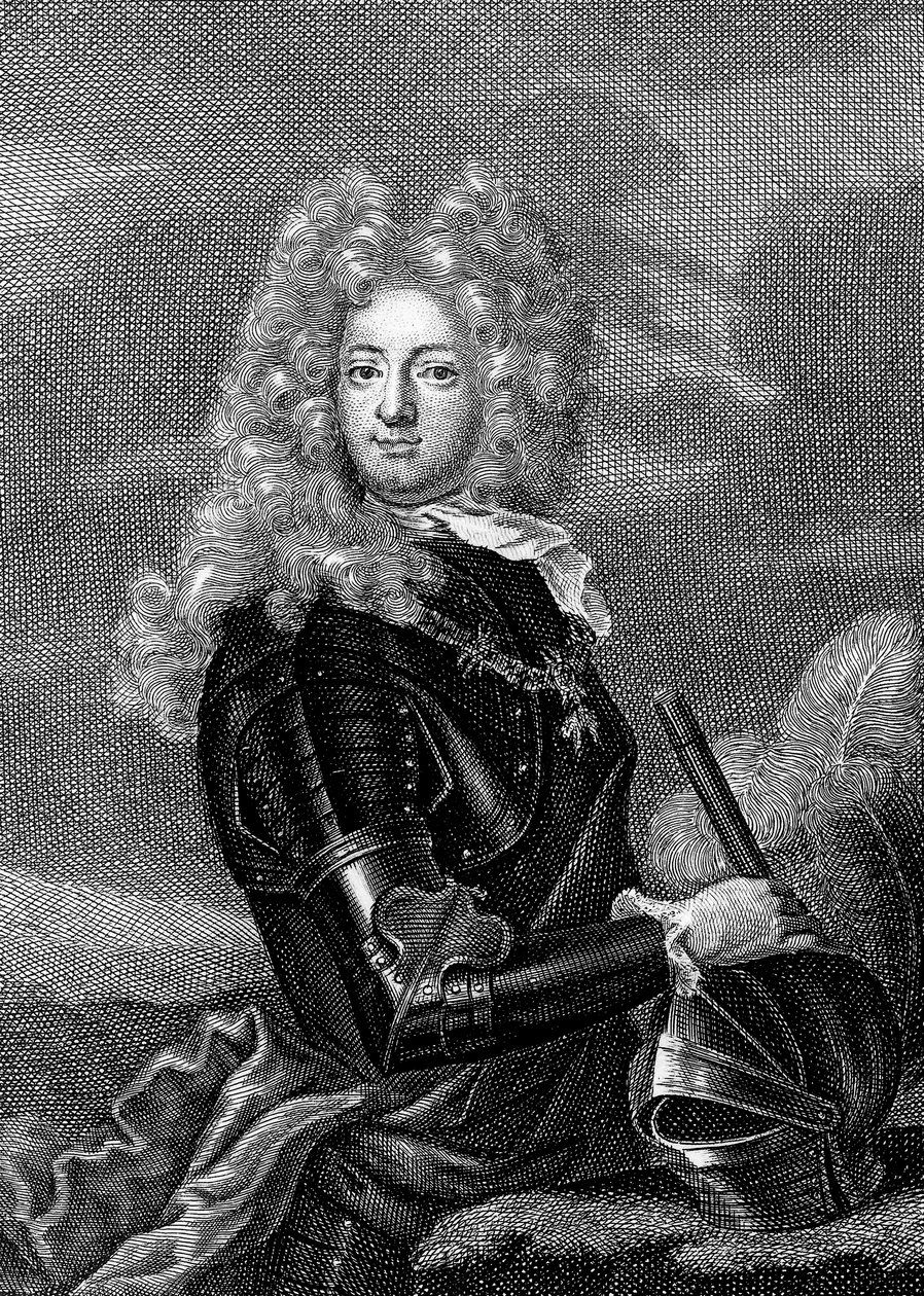 阿德里安-莫里斯（Adrien Maurice），阿延伯爵，1678-1766 年，诺伊尔第三公爵（版画 作者 未知艺术家