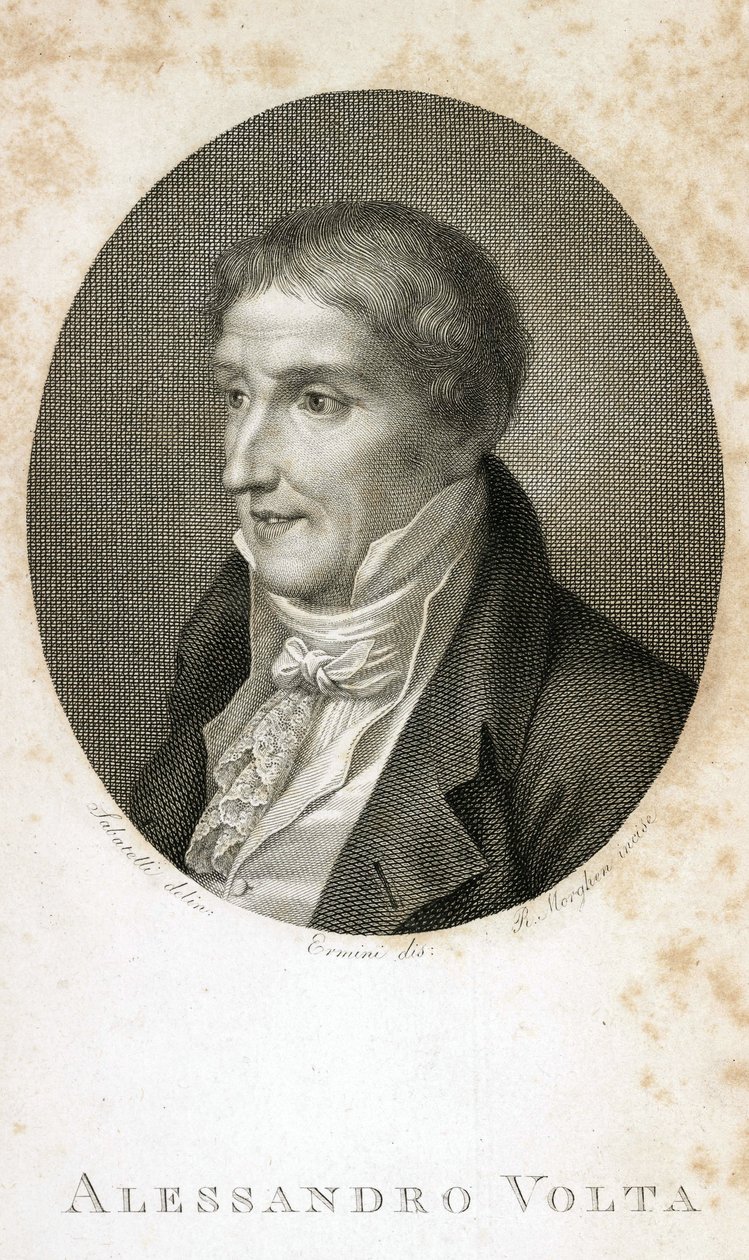 亚历山德罗·沃尔塔 (comte Alessandro Giuseppe Anastasio Volta 作者 不明