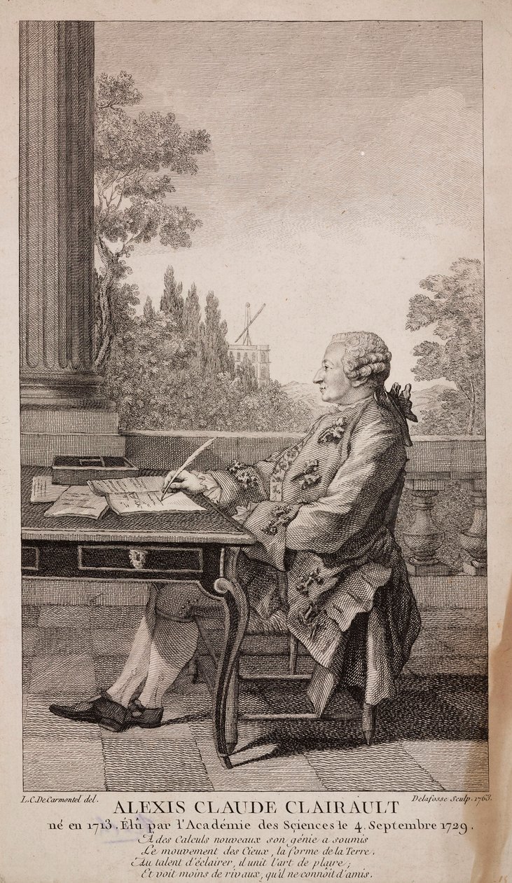 Alexis Claude Clairault (or Clairaut), French mathematician 作者 不明