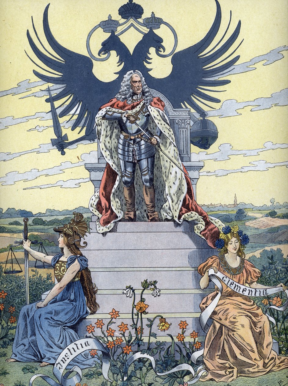 Gott erhalte Franz den Kaiser"（上帝保佑皇帝）的寓意，约 1900 年（插图） 作者 未知艺术家