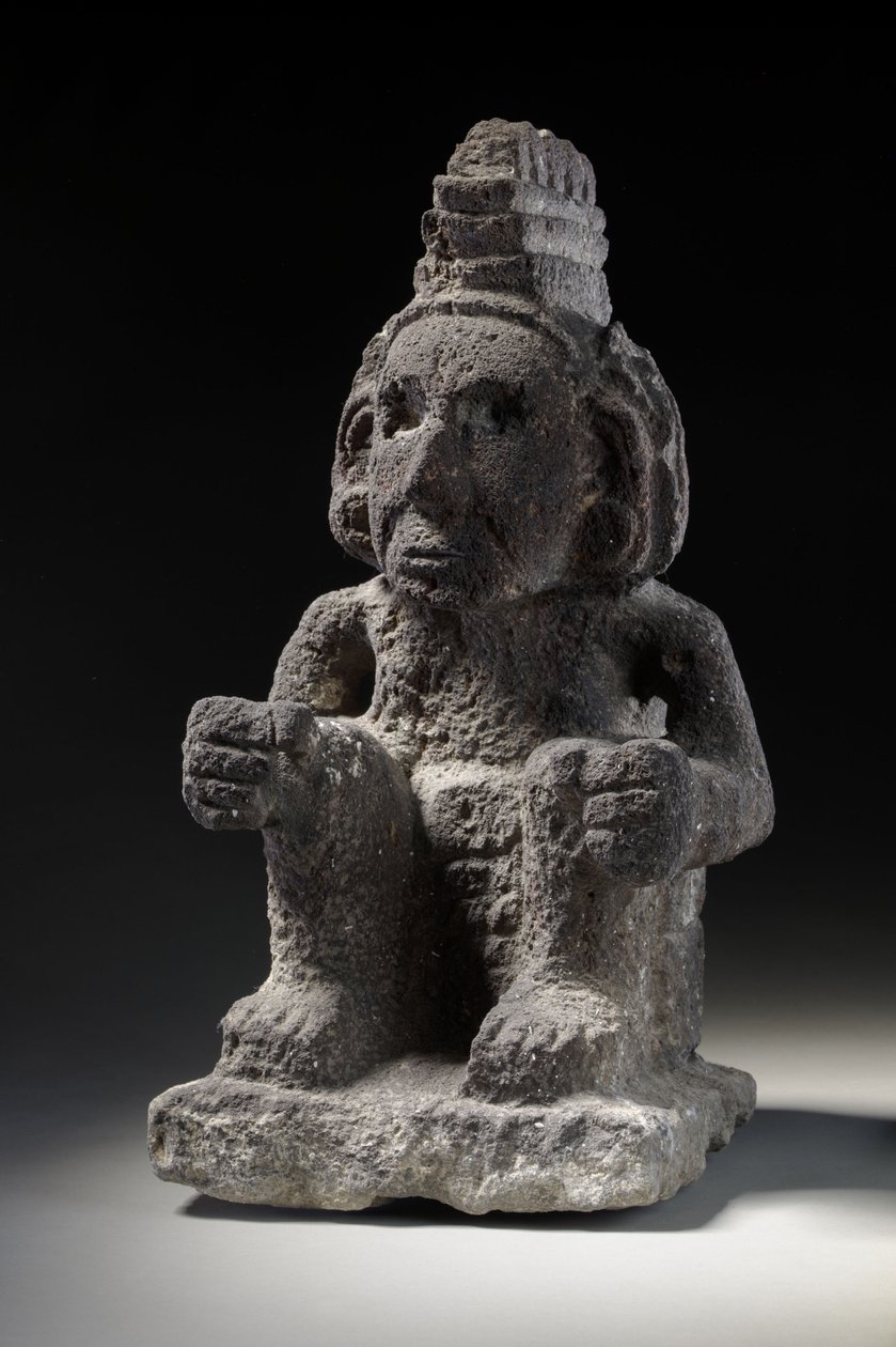 Macuilxochitl的阿兹台克石像，约1200-1521年 作者 不明