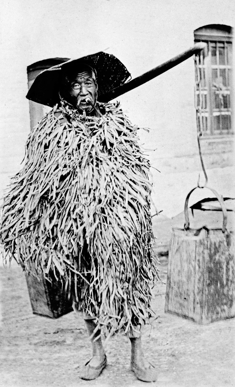 一个来自农村的普通人，中国，1910 年代 作者 未知艺术家