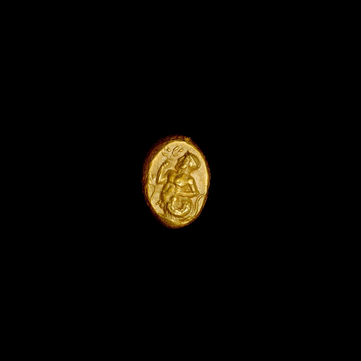 古希腊硬币，米西亚，Kyzikos Electrum hekte，约公元前 475 年至公元前 410 年，Kekrops（照片） 作者 未知艺术家