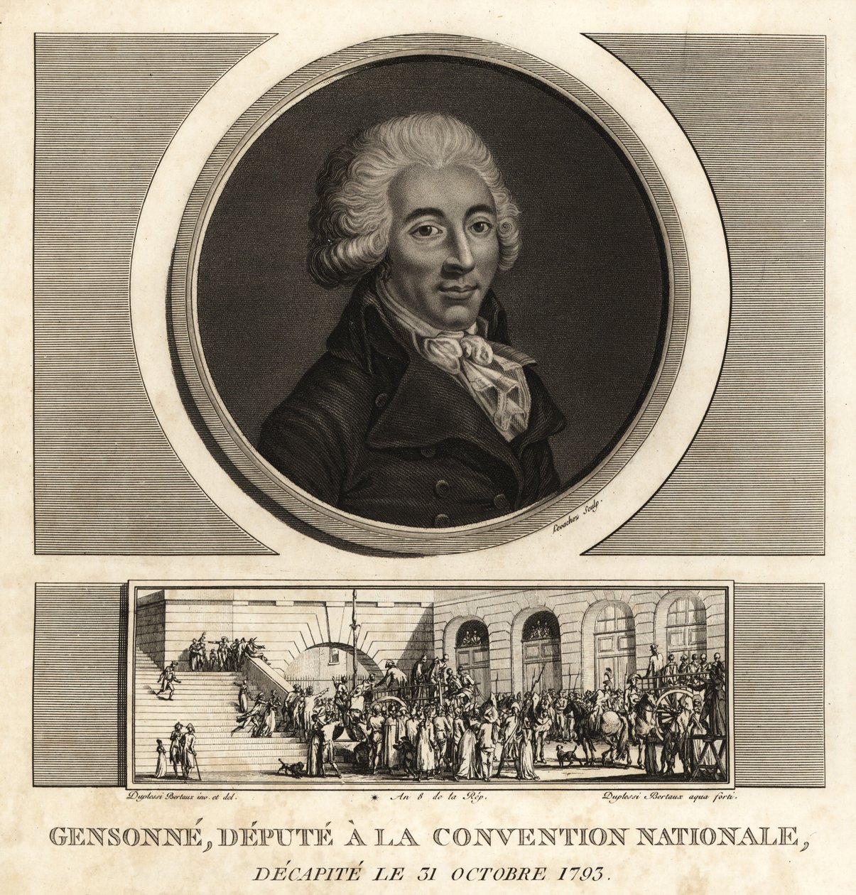 Armand Gensonne (1758-1793)，法国政治家和公会代表 作者 不明