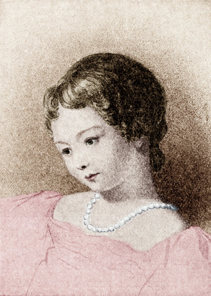 奥古斯塔·艾达·拜伦 - 诗人拜伦勋爵的女儿描述了查尔斯·巴贝奇的早期机械通用计算机，即分析引擎。 她也被称为“第一位程序员”。 1815年12月10日至1852年11月27日。 艾达·洛夫莱斯。 作者 未知艺术家