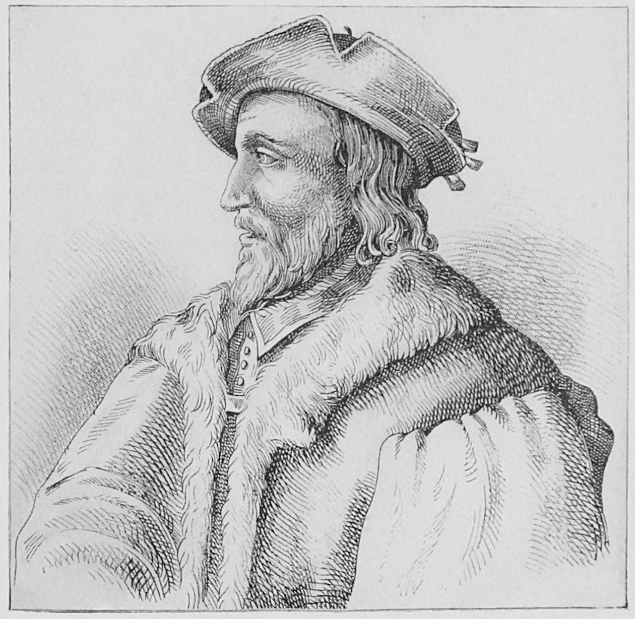 Balthasar Hübmaier（雕刻）。 作者 不明