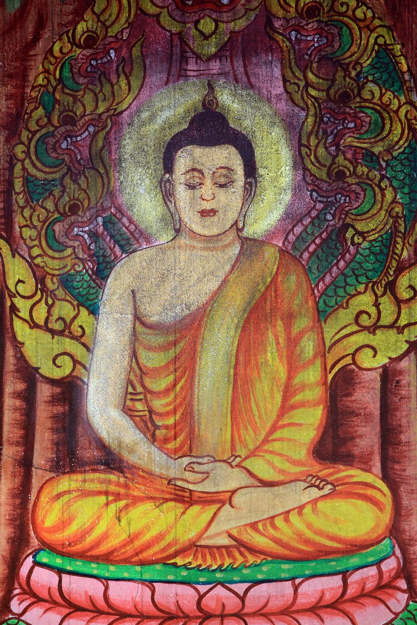 佛祖星期四。Wat Simuong.Wat Si Muang.万象市。老挝, 20151030, 万象, 老挝 作者 不明