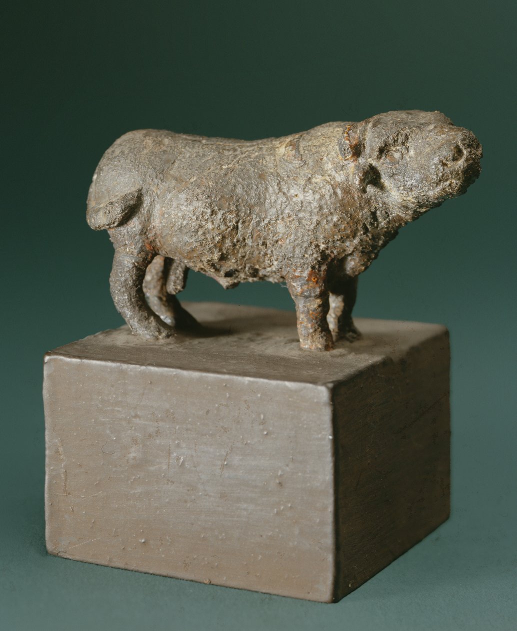 水牛，哈拉帕，摩亨佐达罗（巴基斯坦），公元前2300-1750年（青铜）。 作者 不明