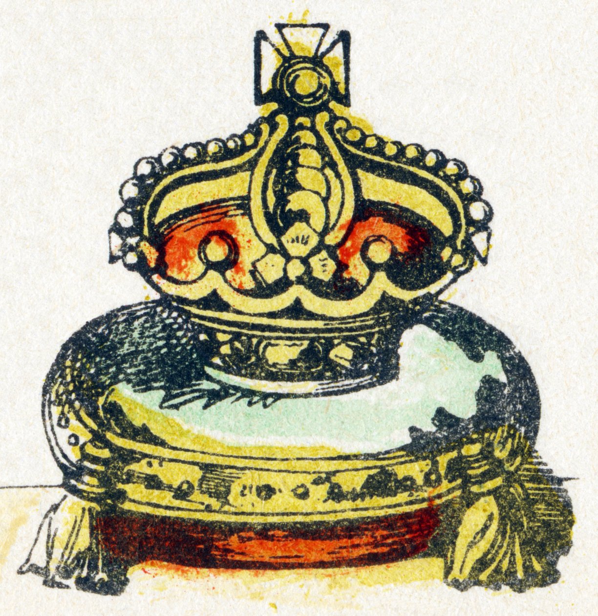 C - Couronne - 字母表 - 儿童娱乐 - 图像epnal，流行系列 c.1890（插图） 作者 不明