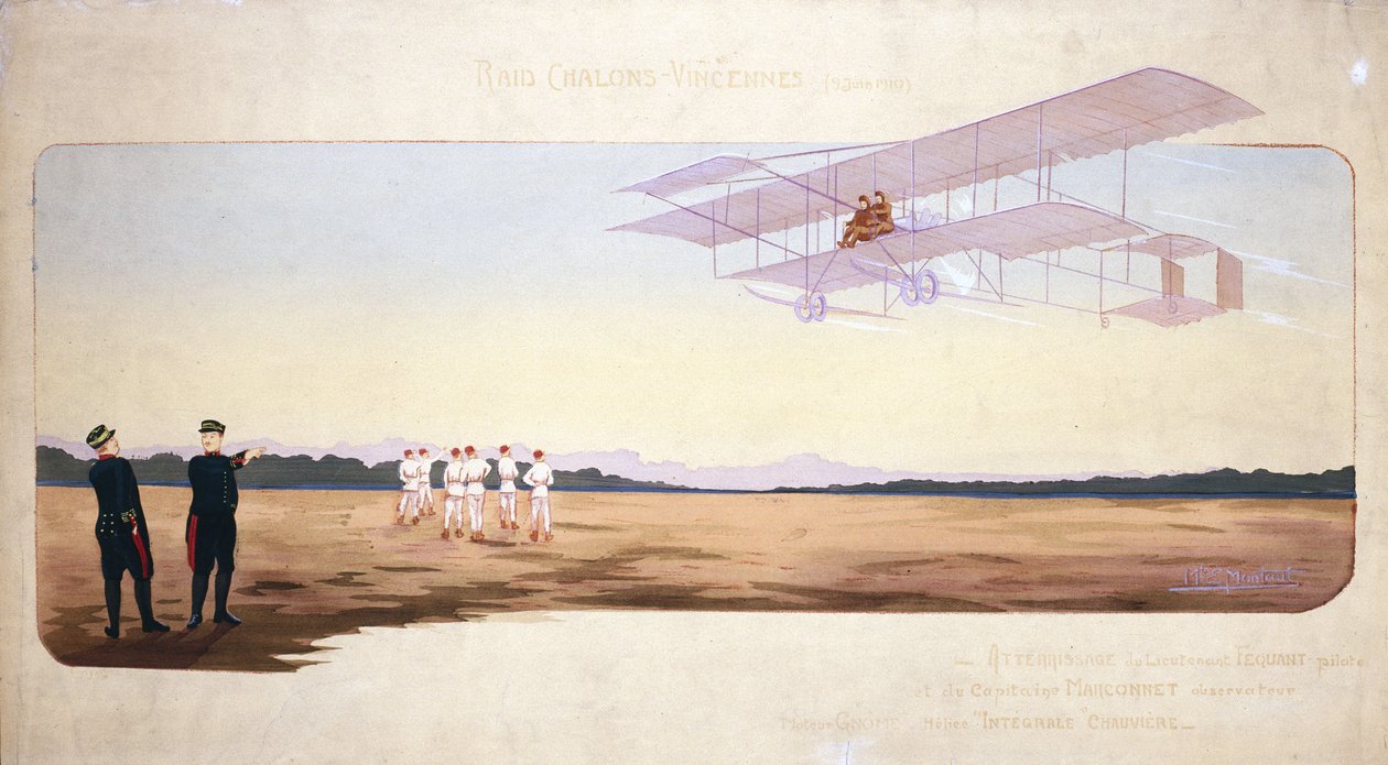 沙隆-文森（Chalons-Vincennes）飞行比赛，法国，1910年6月9日 作者 不明